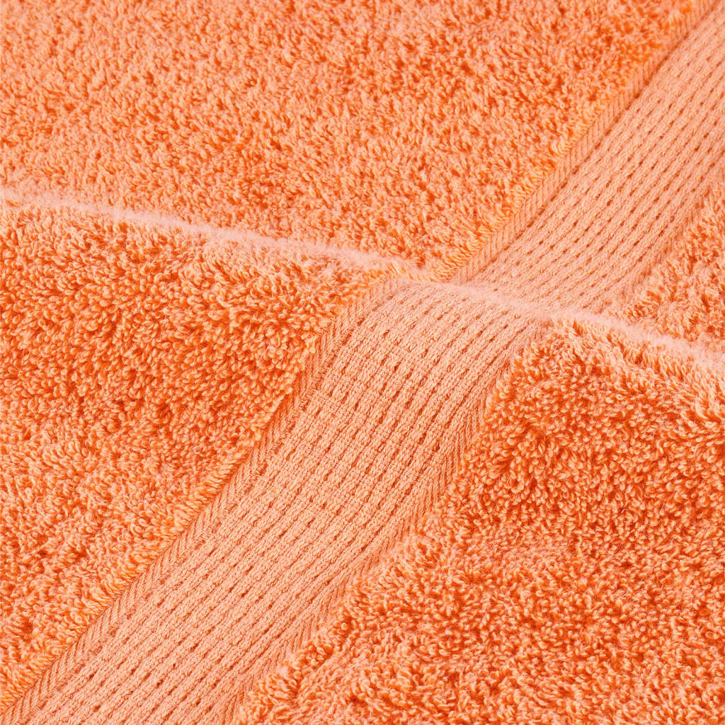 Premium ručnici za tuširanje SOLUND 2 kom narančasti 70x140 cm 600 gsm