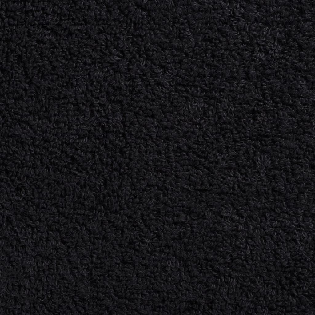 Premium ručnici za goste SOLUND 4 kom. crni 30x50 cm 600 g/m²