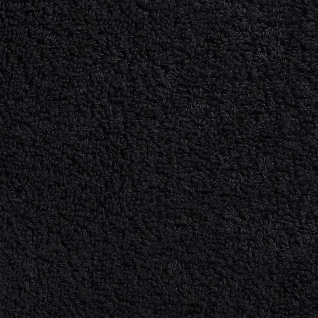 Premium ručnici za ruke SOLUND 2 kom. crni 50x100 cm 600 g/m²