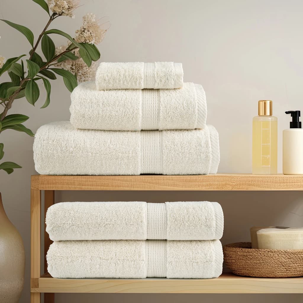 Premium ručnici za pranje SOLUND 2 kom. krem 30x30 cm 600 g/m²