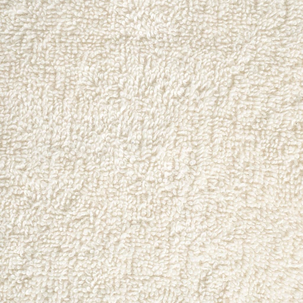 Premium ručnici za pranje SOLUND 10 kom. krem boje 30x30 cm 600 g/m²