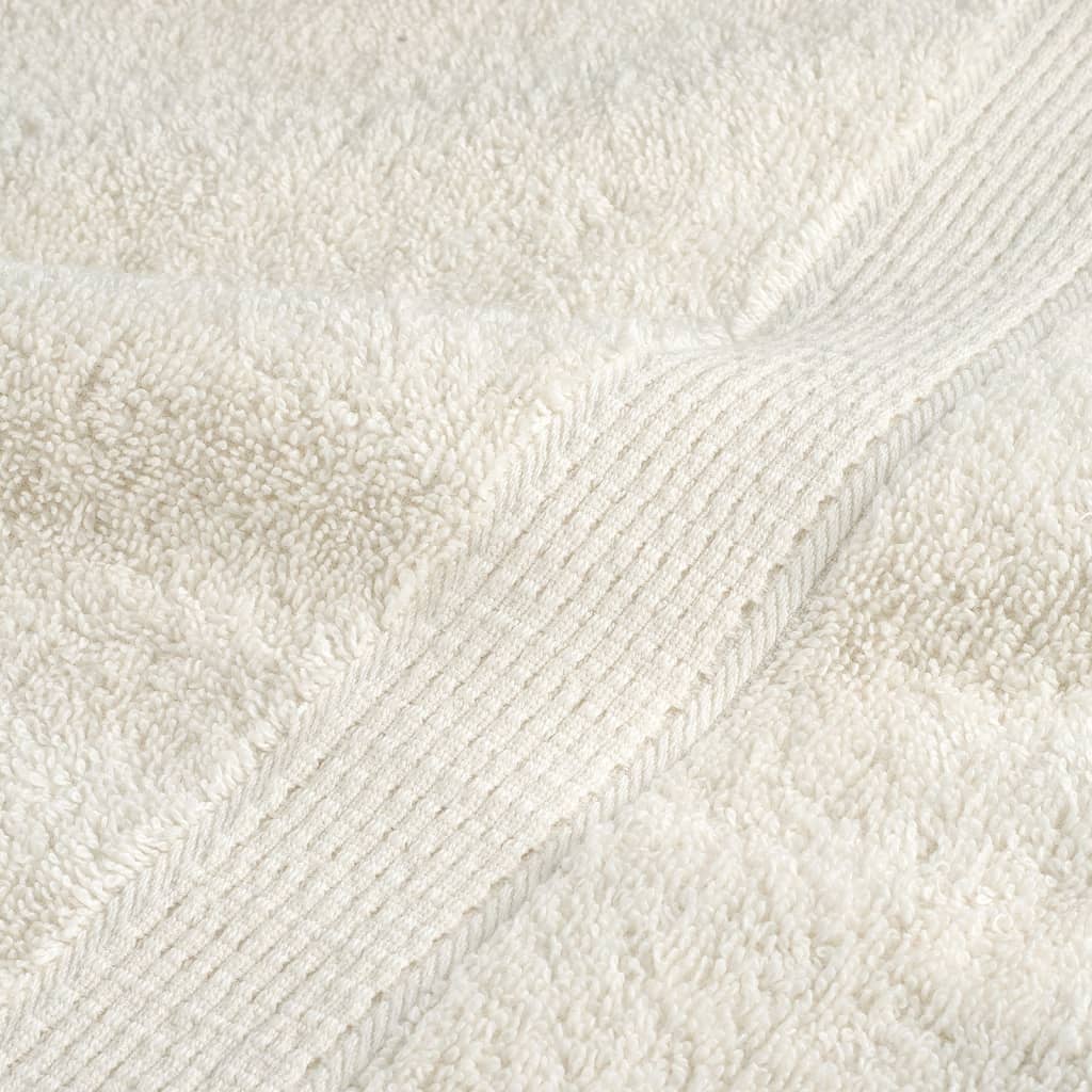 Premium ručnici za tuširanje SOLUND 2 kom. krem boje 70x140 cm 600 g/m²