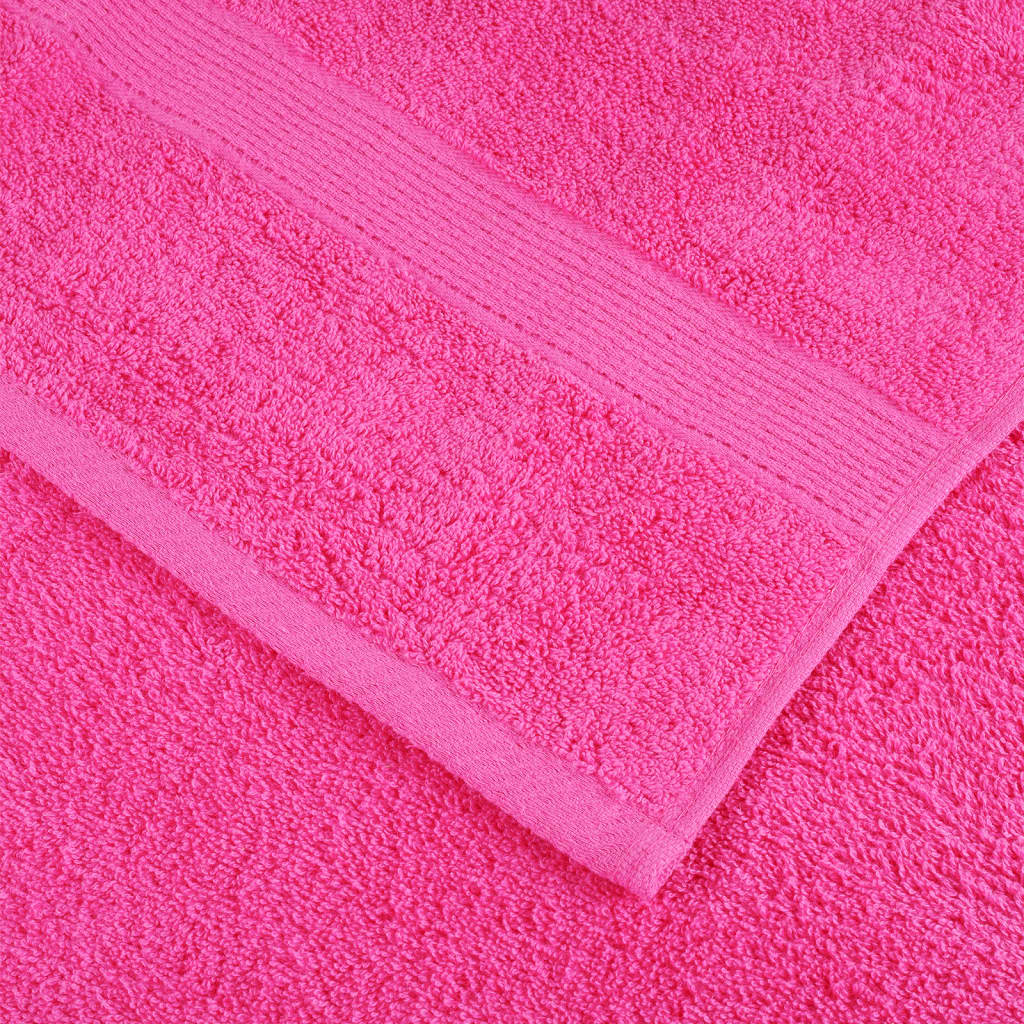 Premium ručnici za pranje SOLUND 10 kom. ružičaste 30x30 cm 600 g/m²