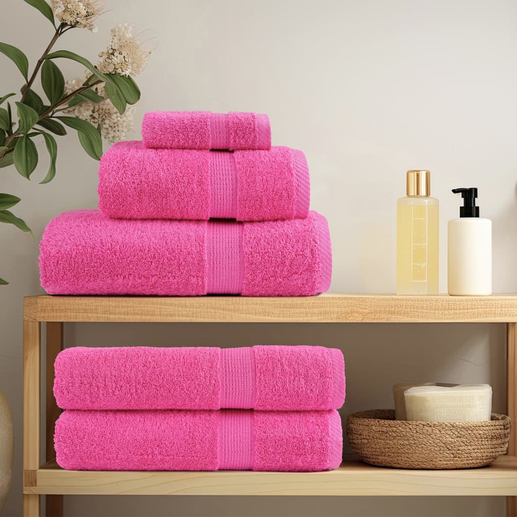 Premium ručnici za ruke SOLUND 2 kom. ružičasti 50x100 cm 600 g/m²