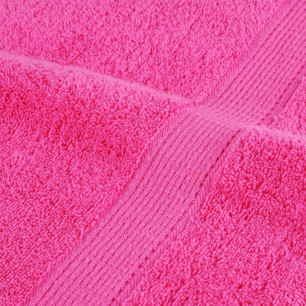 Premium ručnici za ruke SOLUND 4 kom. ružičasti 50x100 cm 600 g/m²