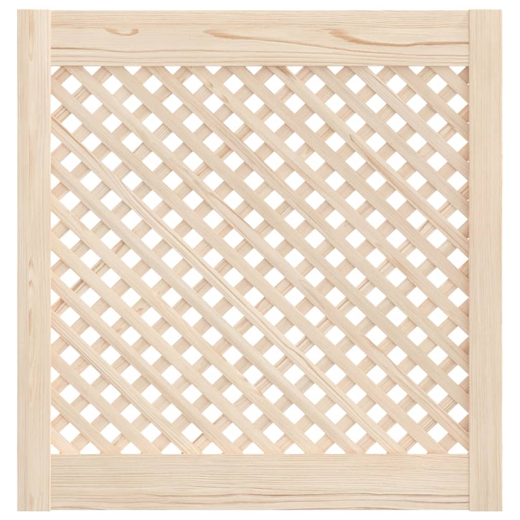 Vrata za ormarić rešetkasti dizajn 2 kom 59,5x61,5 cm borovina