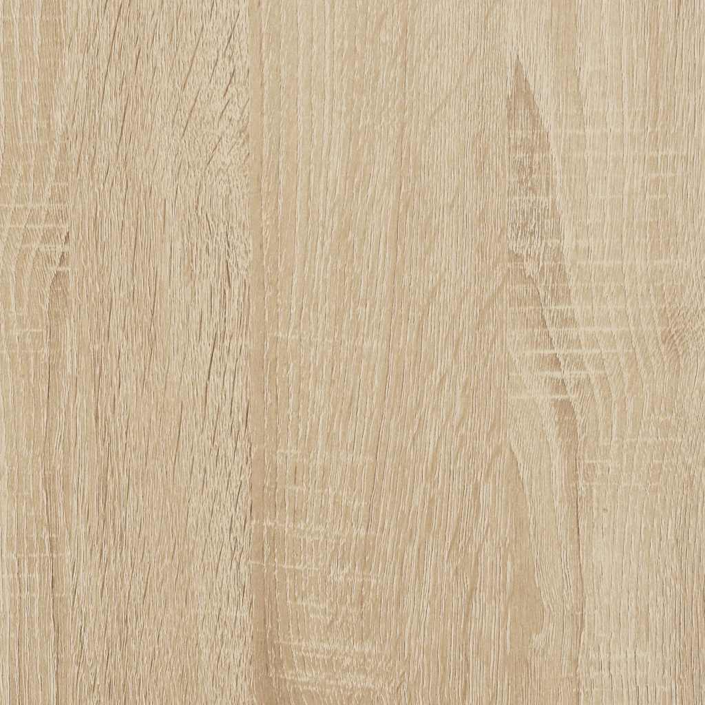 Okvir kreveta s uzglavljem i podnožjem boja hrasta 120x200 cm