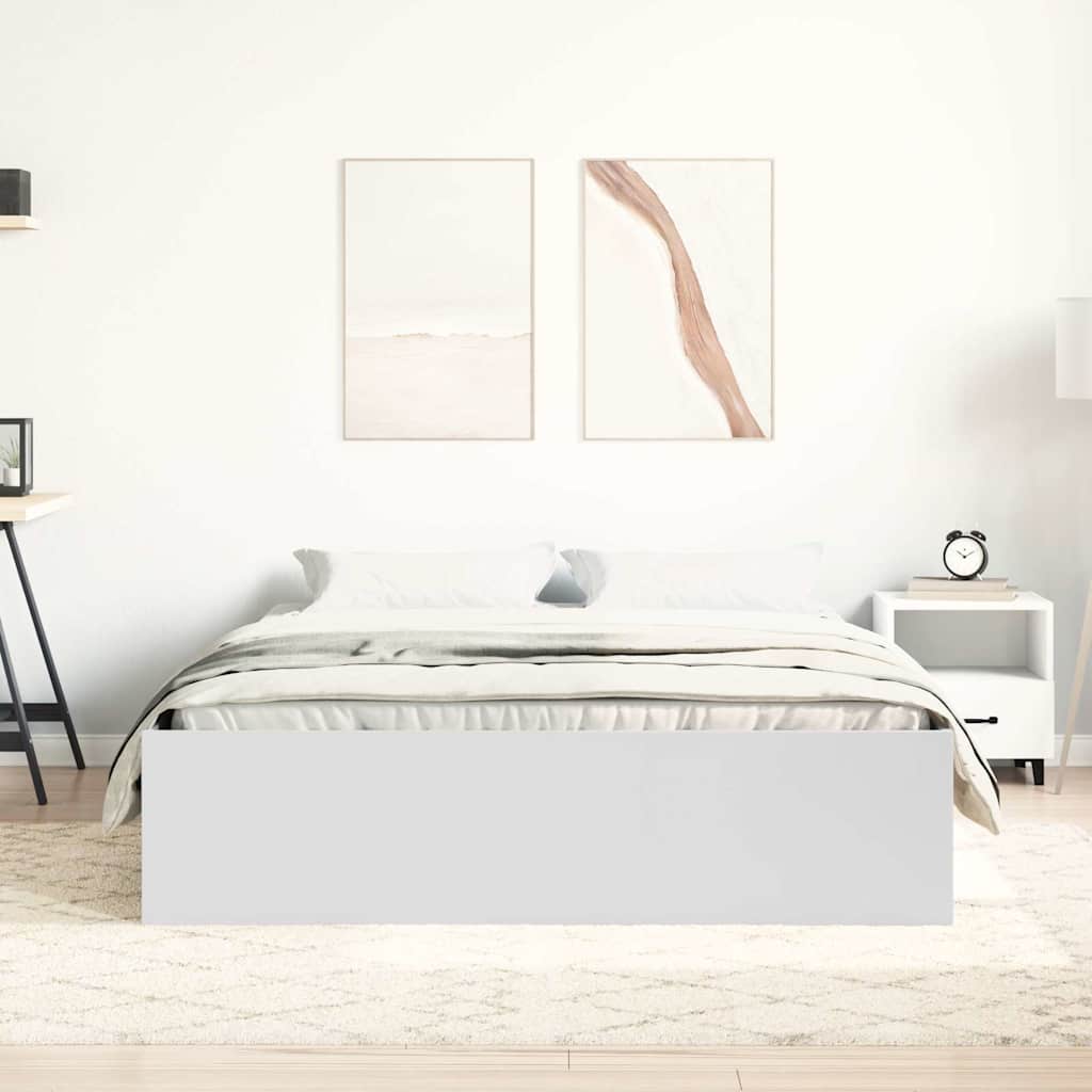 Okvir za krevet bijeli 140 x 200 cm