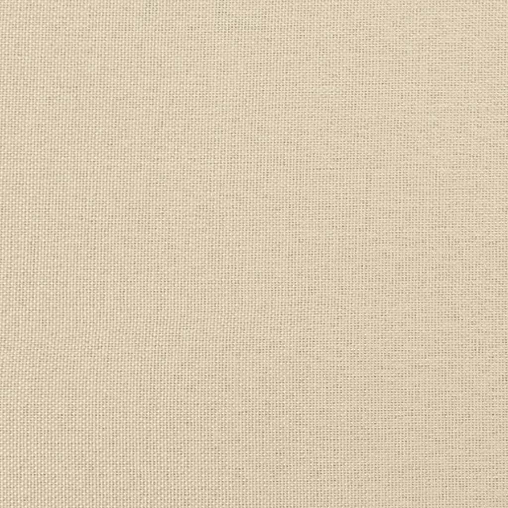 Električni naslonjač od tkanine krem