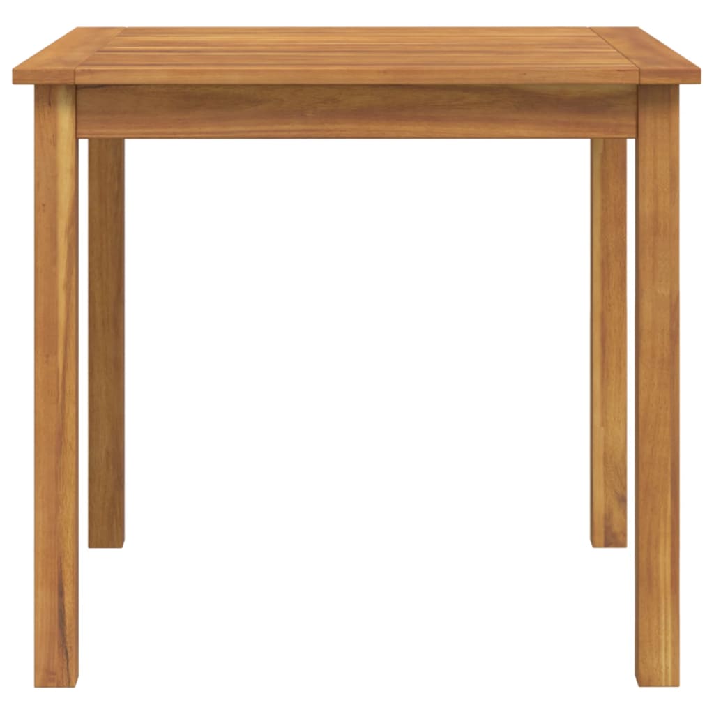 5-dijelni vrtni blagovaonski set od masivnog bagremovog drva Smeđa Dužina stola 85 cm