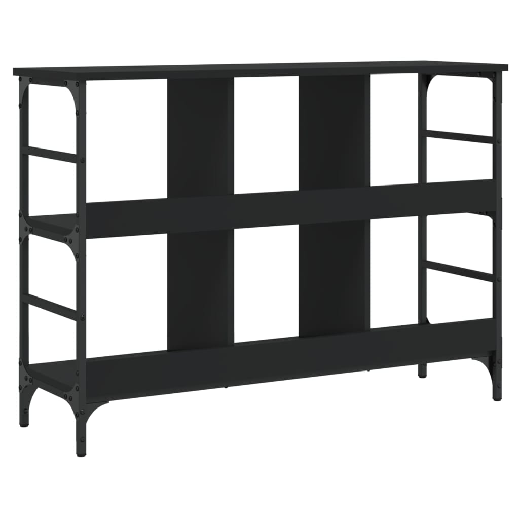Komoda crna 102 x 32 x 73,5 cm od konstruiranog drva