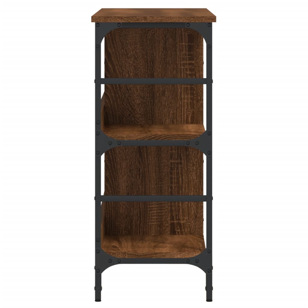 Komoda smeđa boja hrasta 102x32x73,5 cm od konstruiranog drva