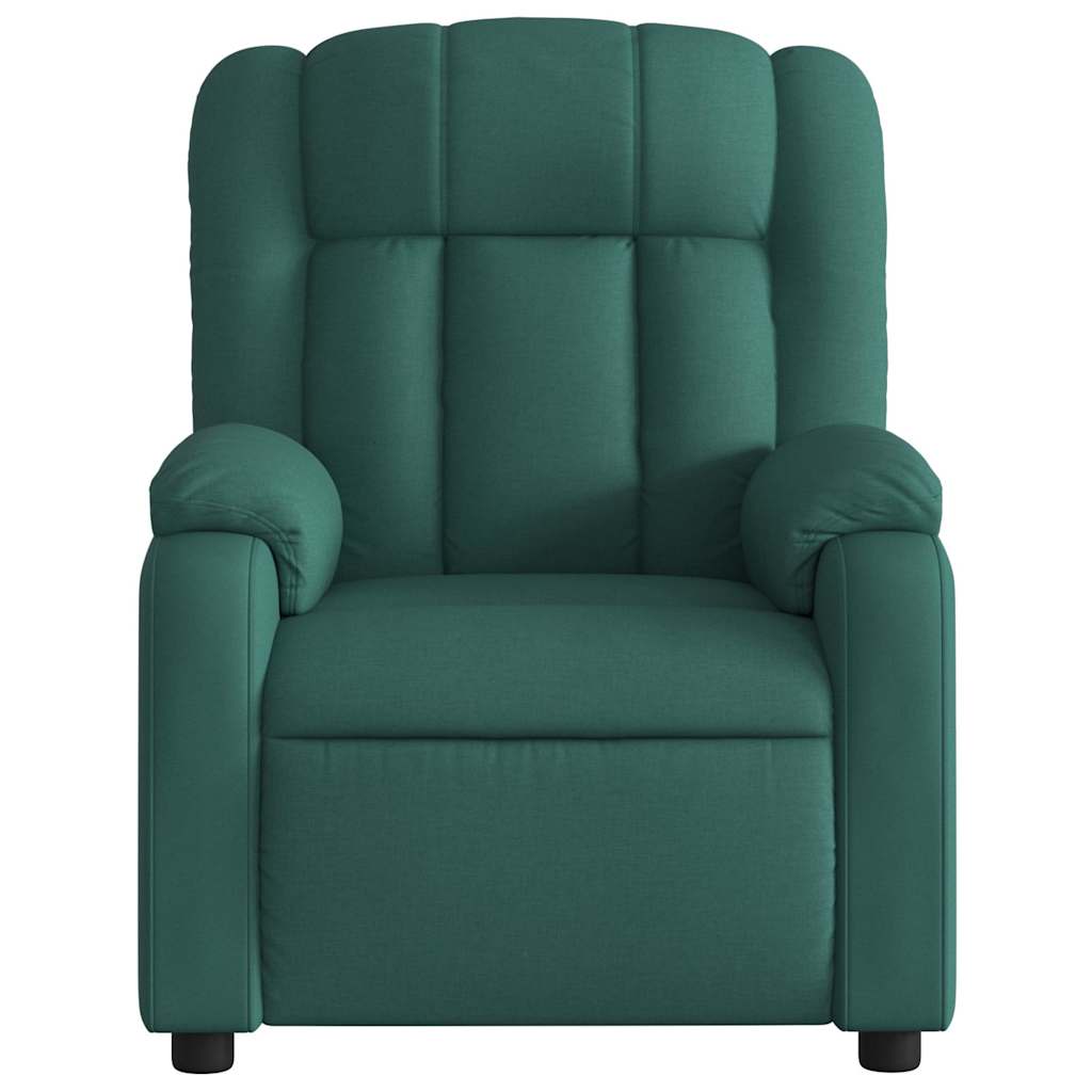 Naslonjač od tkanine tamnozeleni