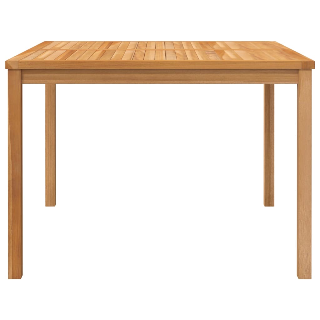 3-dijelni vrtni blagovaonski set od masivne tikovine Smeđa Dužina stola 110 cm