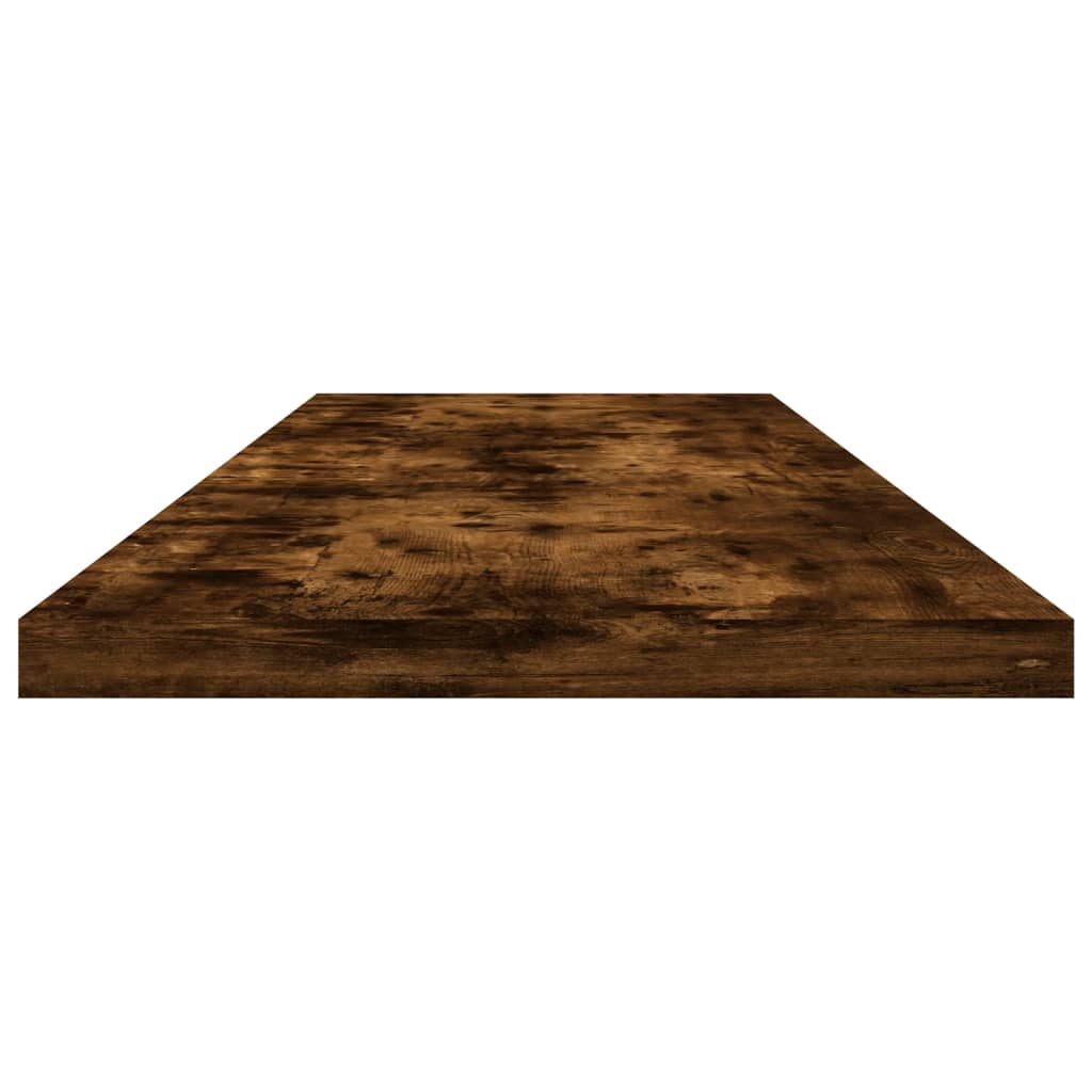 Zidne police 4 kom boja hrasta 100x20x1,5 cm konstruirano drvo