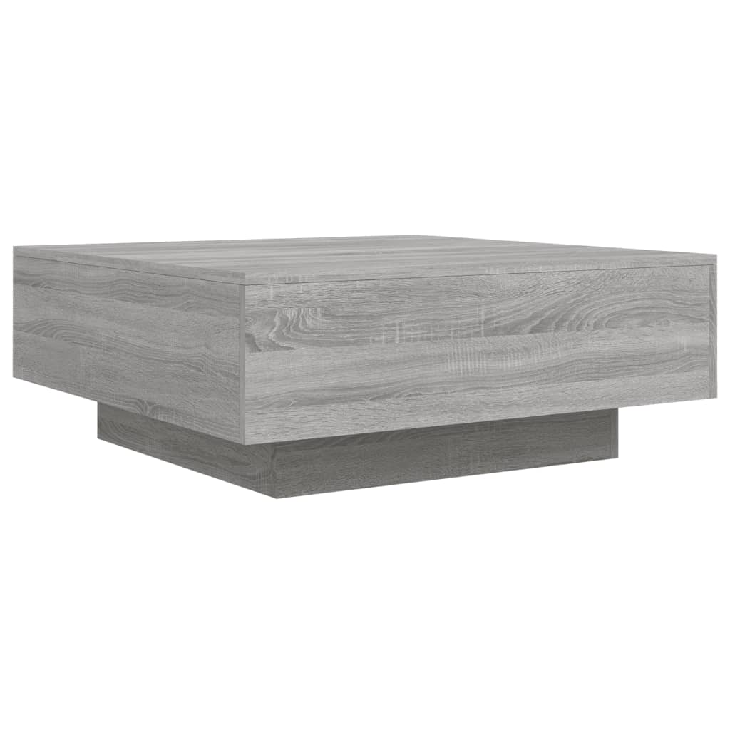 Stolić za kavu boja hrasta 80x80x31 cm od konstruiranog drva