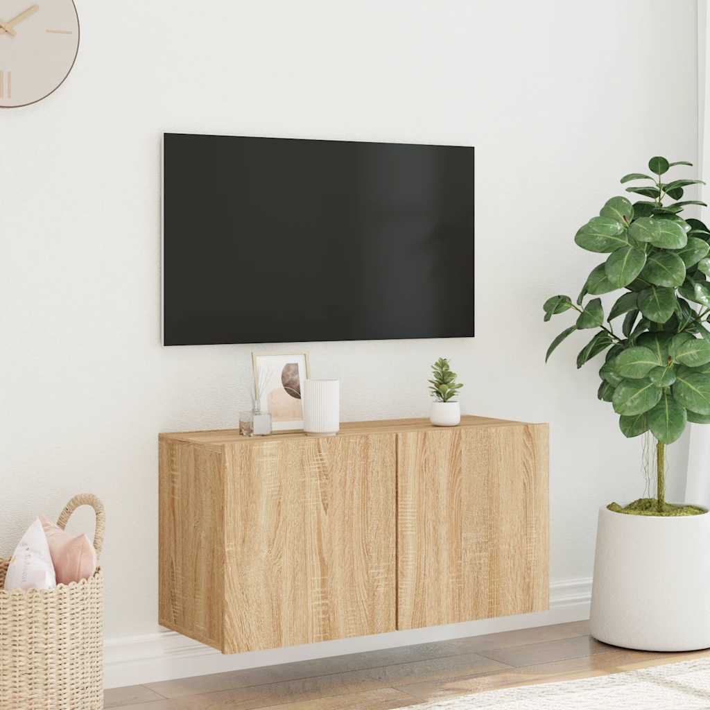 Zidni TV ormarić boja hrasta sonome 80x30x41 cm