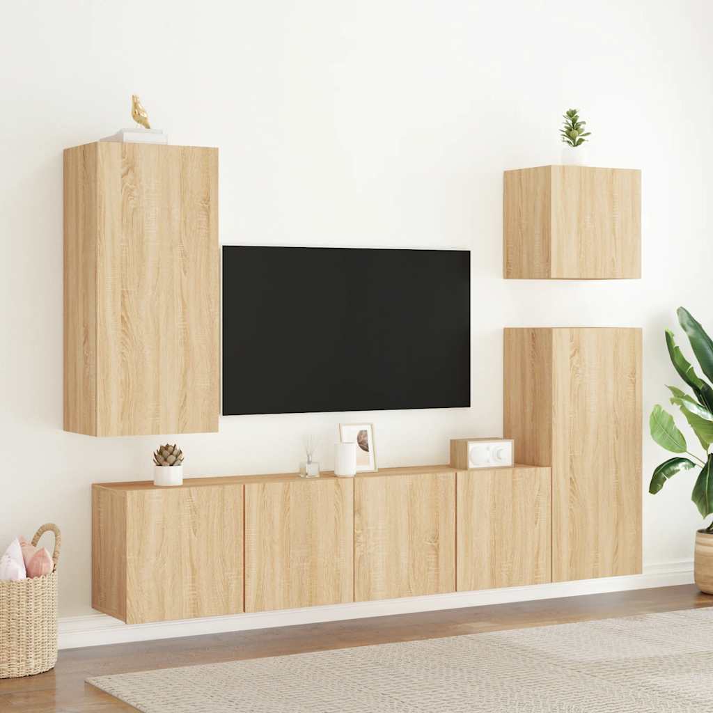 Zidni TV ormarić boja hrasta sonome 80x30x41 cm