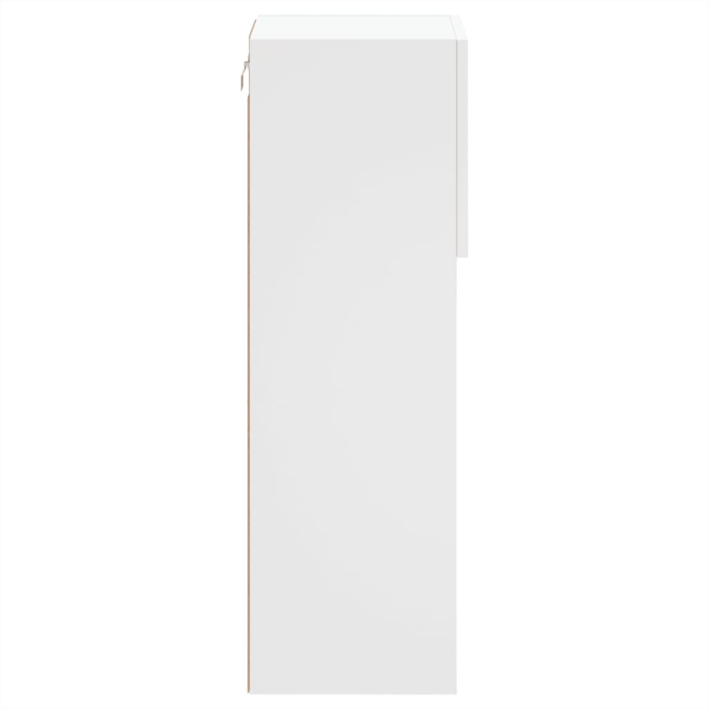 TV ormarići s LED svjetlima 2 kom bijeli 30,5 x 30 x 90 cm