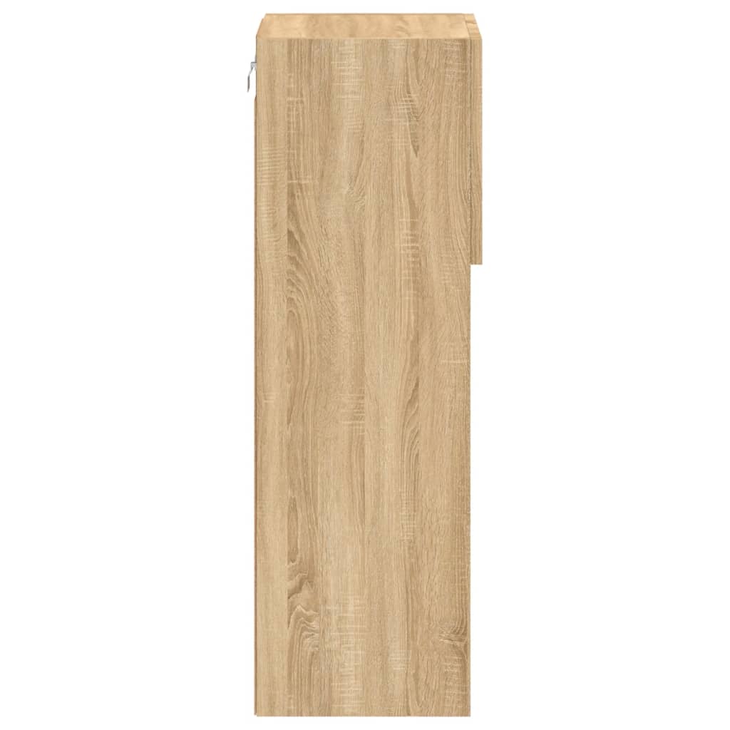 TV ormarić s LED svjetlima boja hrasta sonome 30,5x30x90 cm