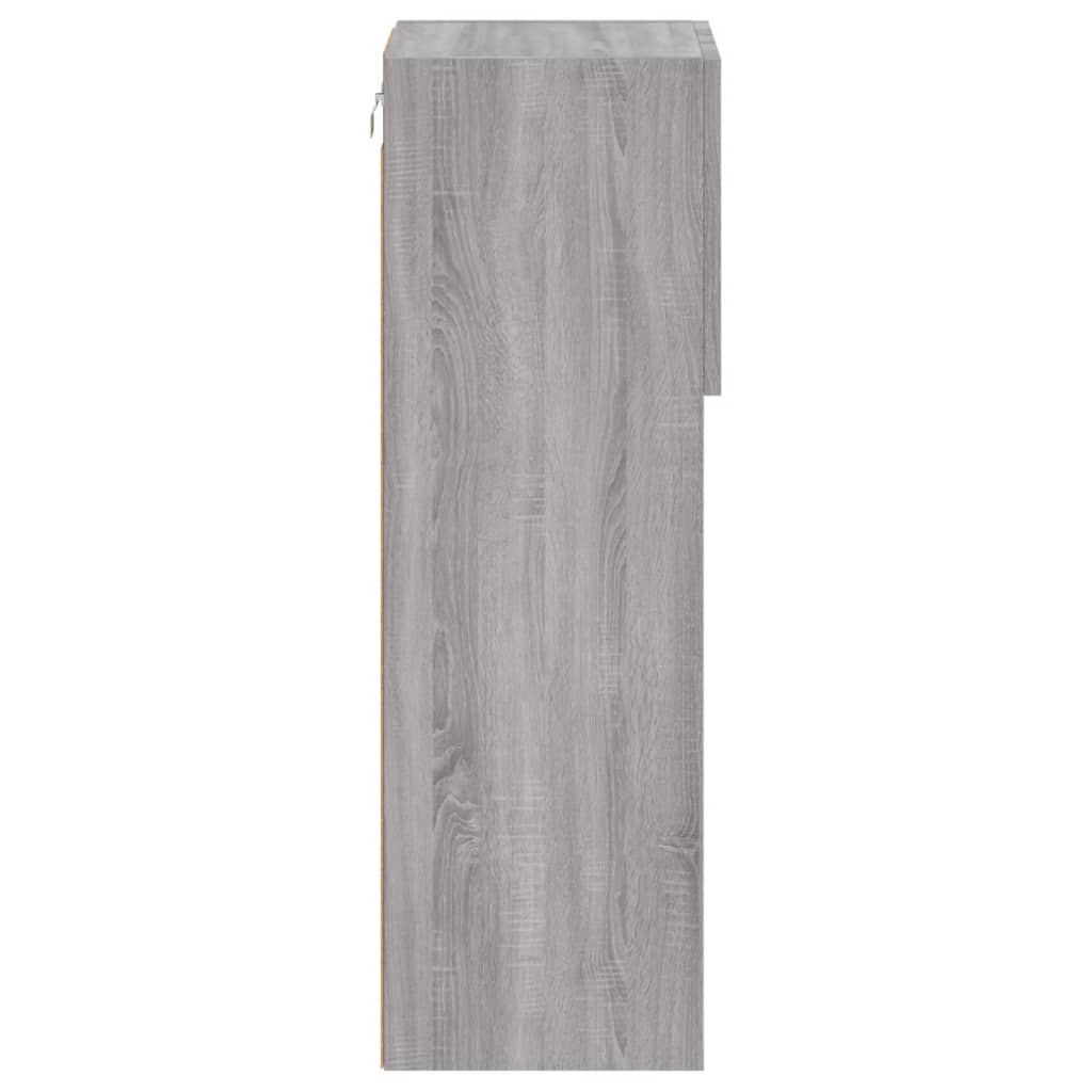 TV ormarić s LED svjetlima boja hrasta sonome 30,5x30x90 cm