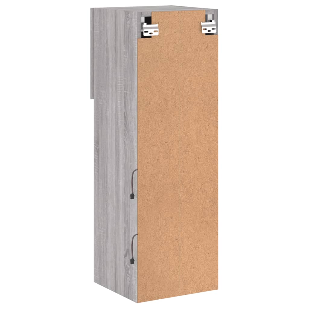 TV ormarić s LED svjetlima boja hrasta sonome 30,5x30x90 cm