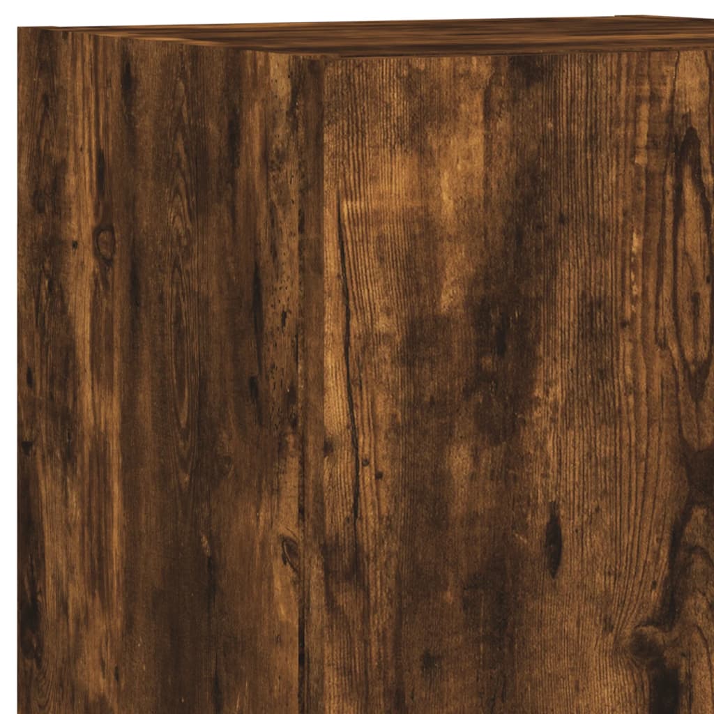 TV ormarići s LED svjetlima 2 kom boja hrasta 30,5x30x102 cm