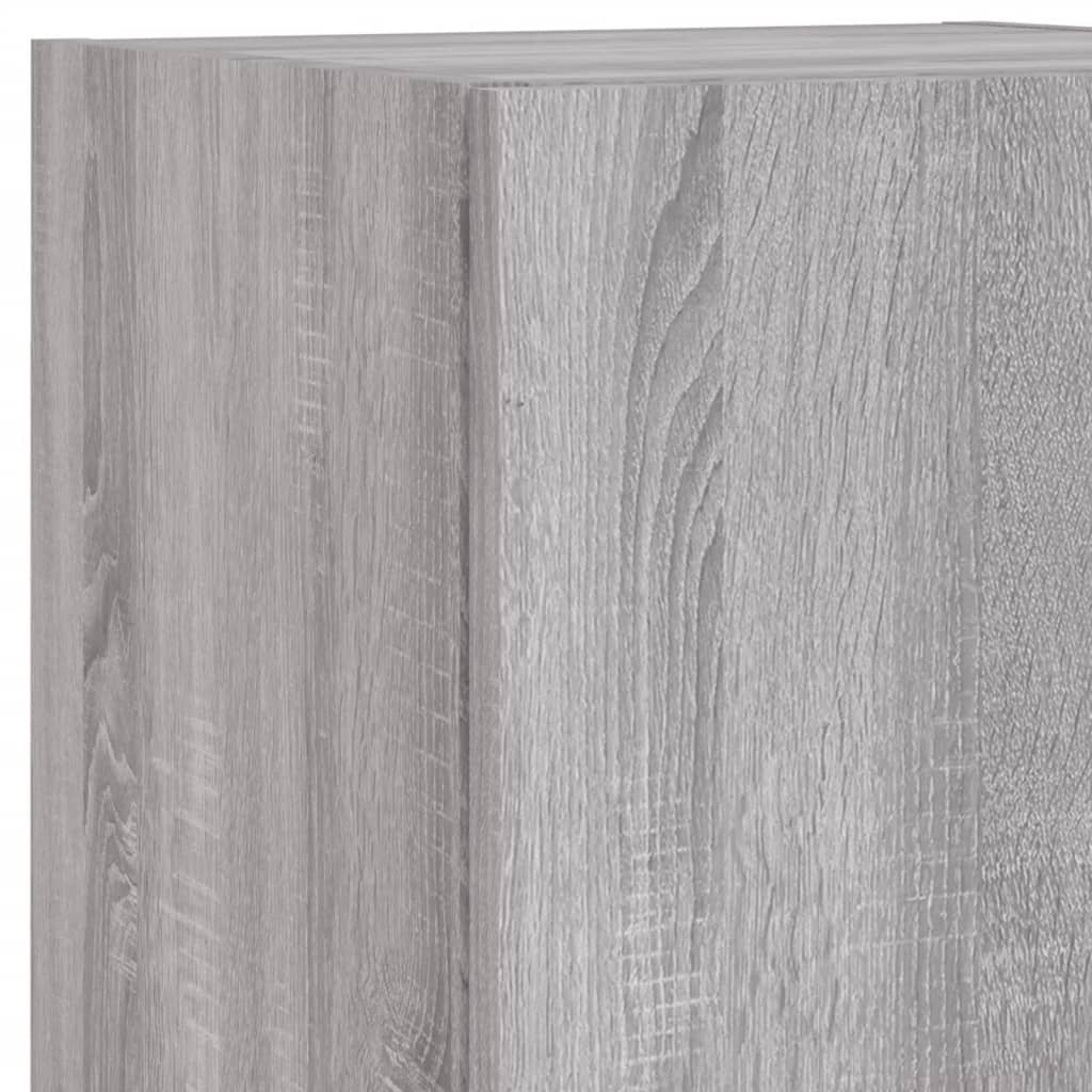 TV ormarići s LED svjetlima 2 kom boja hrasta 30,5x30x102 cm