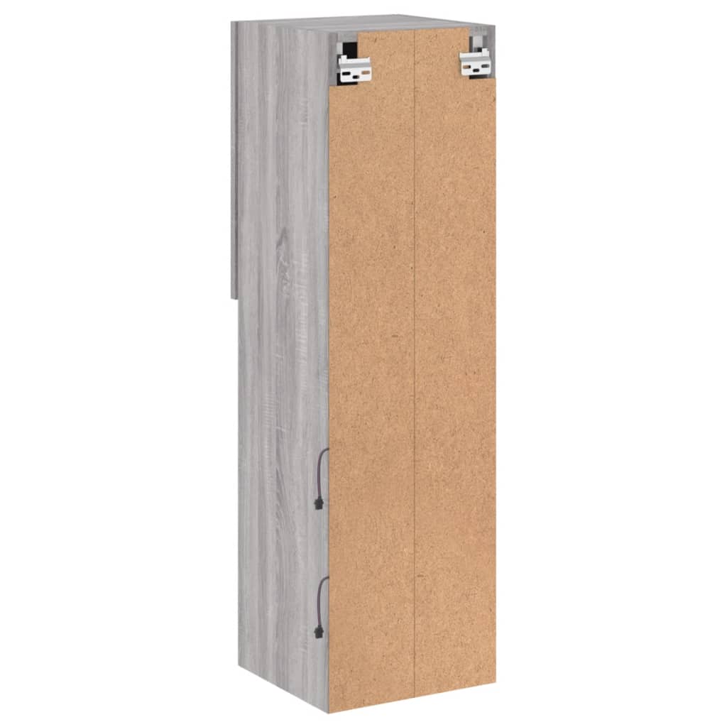 TV ormarići s LED svjetlima 2 kom boja hrasta 30,5x30x102 cm