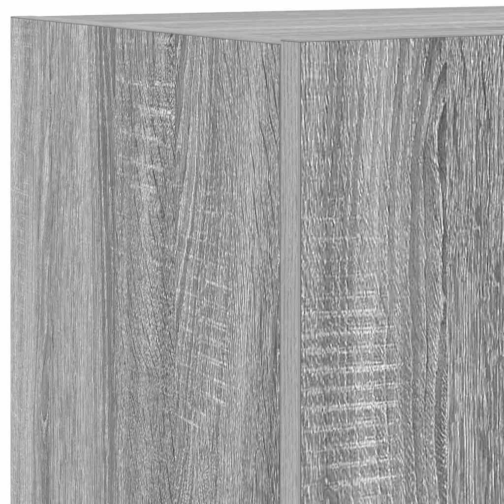 Zidni TV ormarić s LED svjetlima boja hrasta 40,5 x 35 x 40 cm