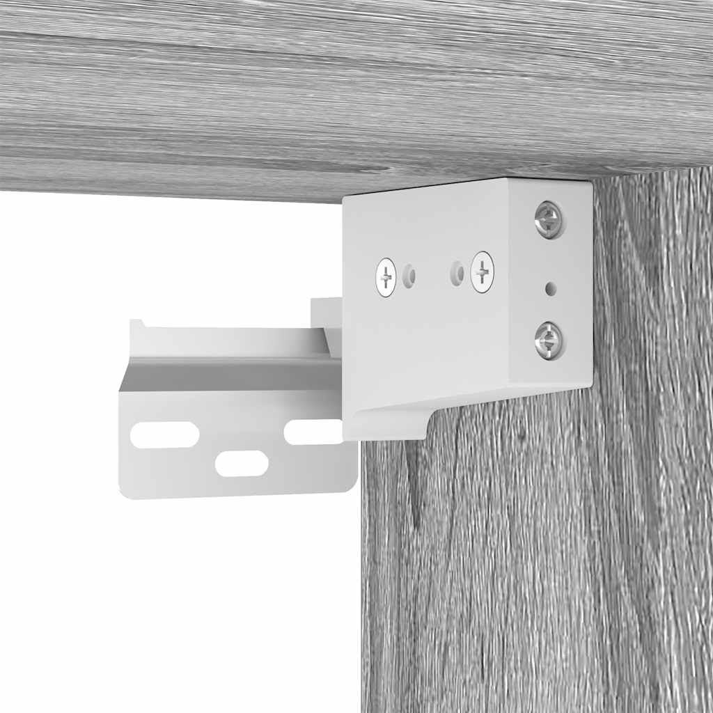 Zidni TV ormarić s LED svjetlima boja hrasta 40,5 x 35 x 40 cm