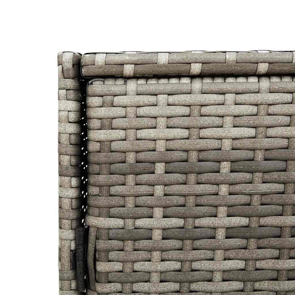 Vrtni ormarić za pohranu sivi 83x45x76 cm od poliratana