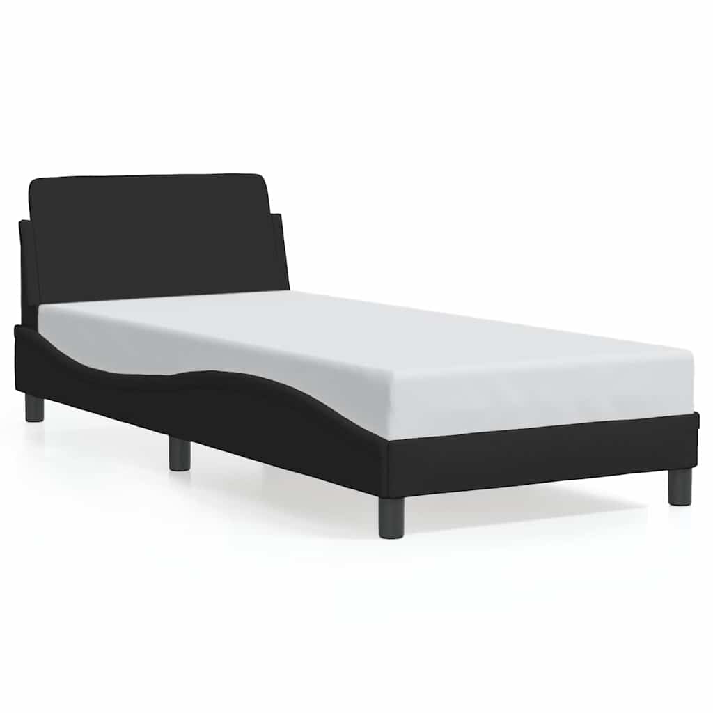 Okvir za krevet Dover Crni 90x190 cm Tkanina
