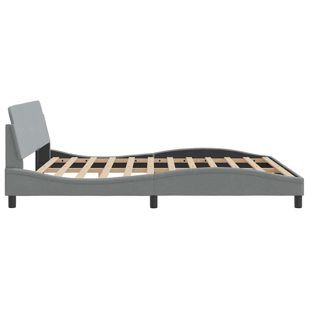 Okvir za krevet Dover svijetlo siva 180x200 cm tkanina