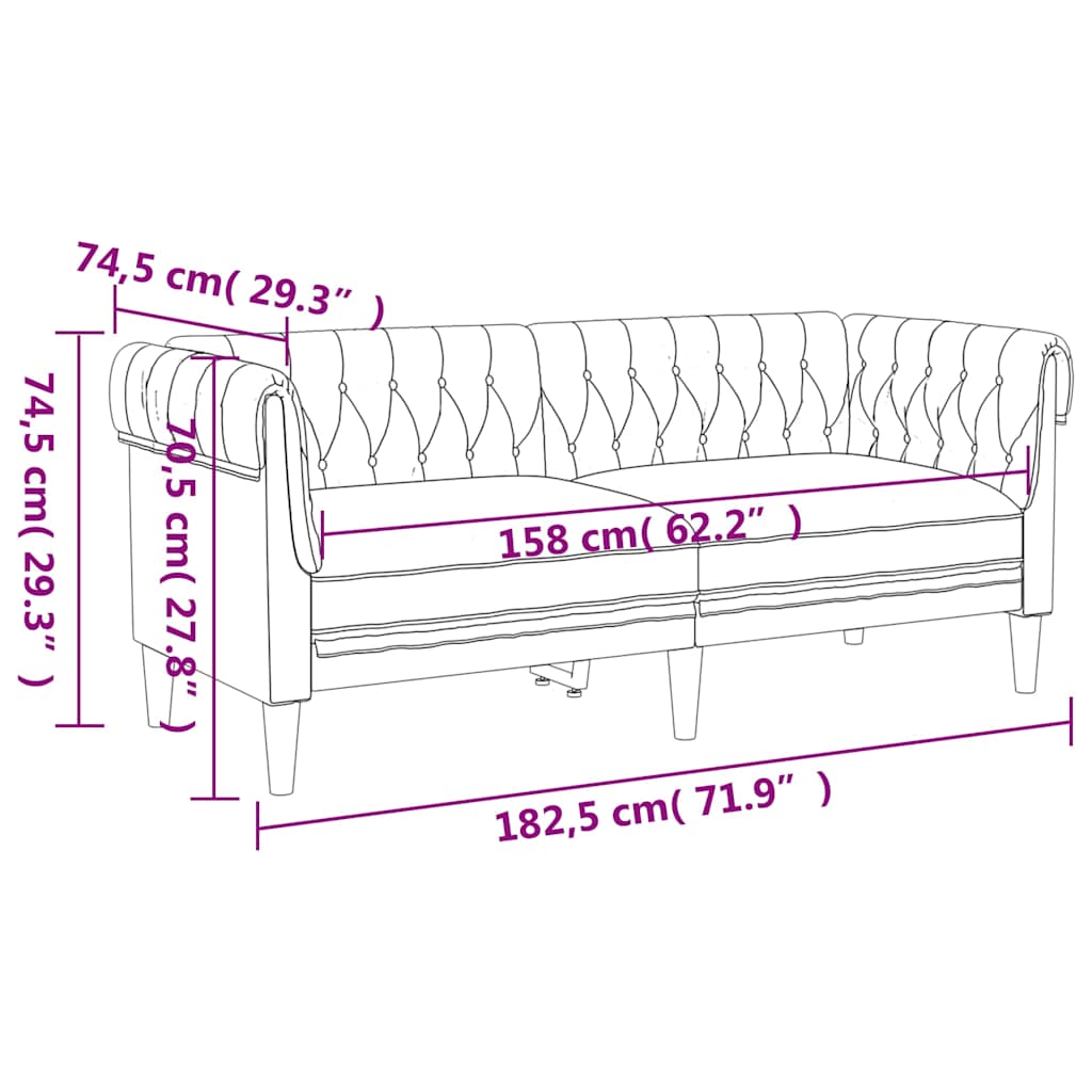 3-dijelni set sofa tamnozeleni od tkanine