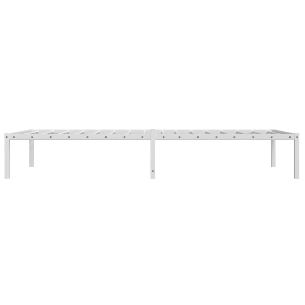 Metalni okvir za krevet bijeli 100x190 cm