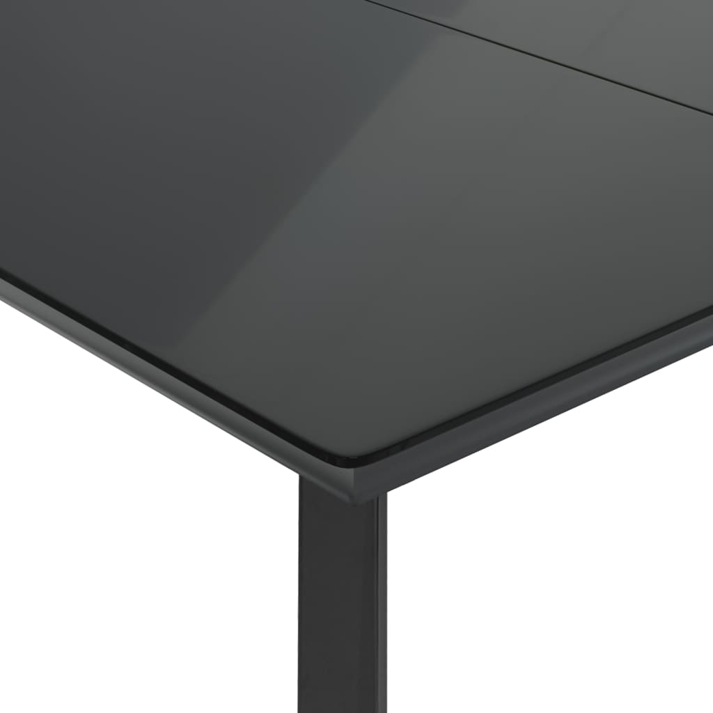 7-dijelni vrtni blagovaonski set od poliratana s jastucima bež Dužina stola 200 cm