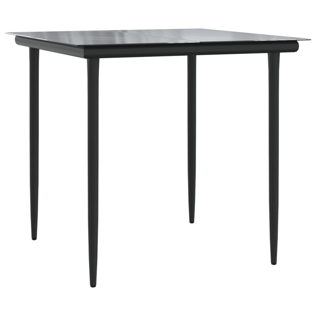 5-dijelni vrtni blagovaonski set od poliratana s jastucima bež 80 cm table length