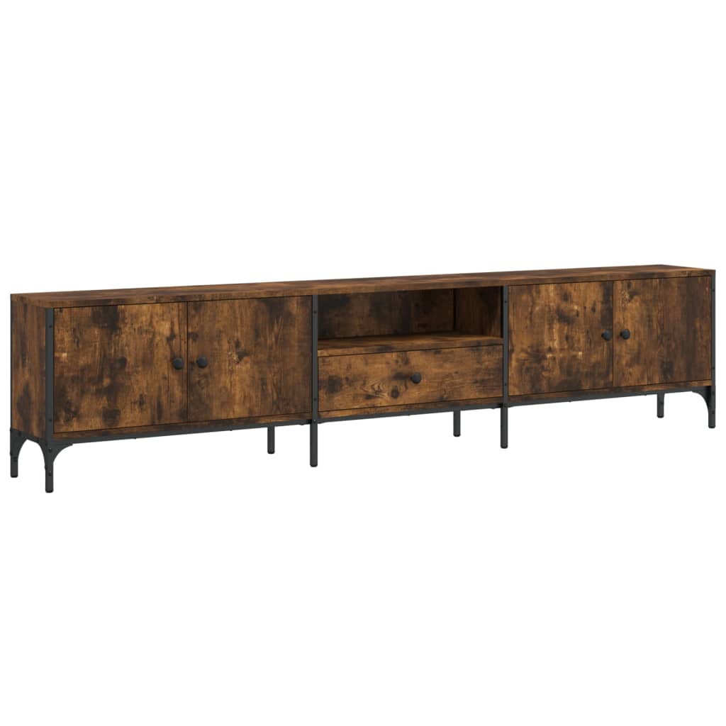 TV ormarić s ladicom boja hrasta 200x25x44 cm konstruirano drvo