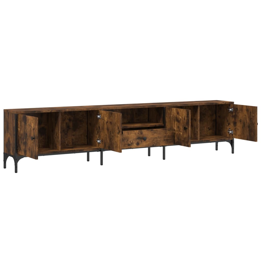 TV ormarić s ladicom boja hrasta 200x25x44 cm konstruirano drvo