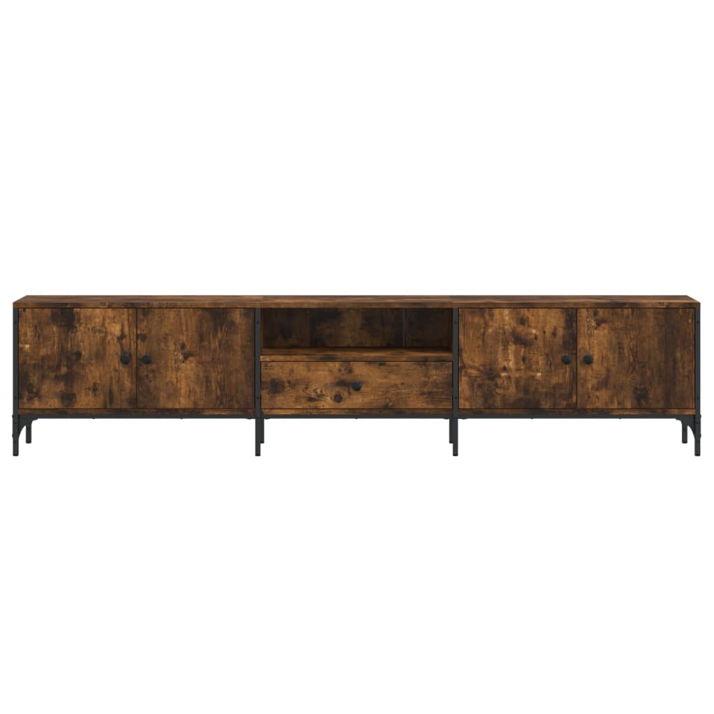 TV ormarić s ladicom boja hrasta 200x25x44 cm konstruirano drvo