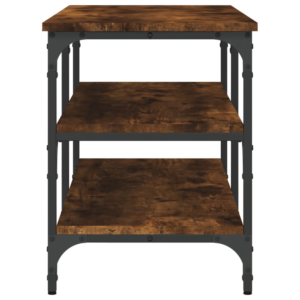 Klupa za cipele boja hrasta 100x38,5x49 cm konstruirano drvo