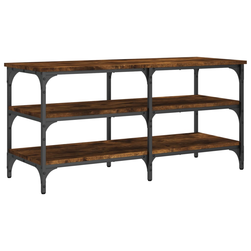 Klupa za cipele boja hrasta 100x38,5x49 cm konstruirano drvo