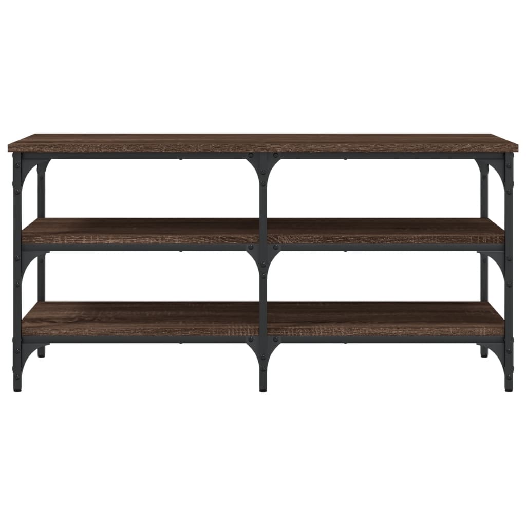 Klupa za cipele boja hrasta 100x38,5x49 cm konstruirano drvo