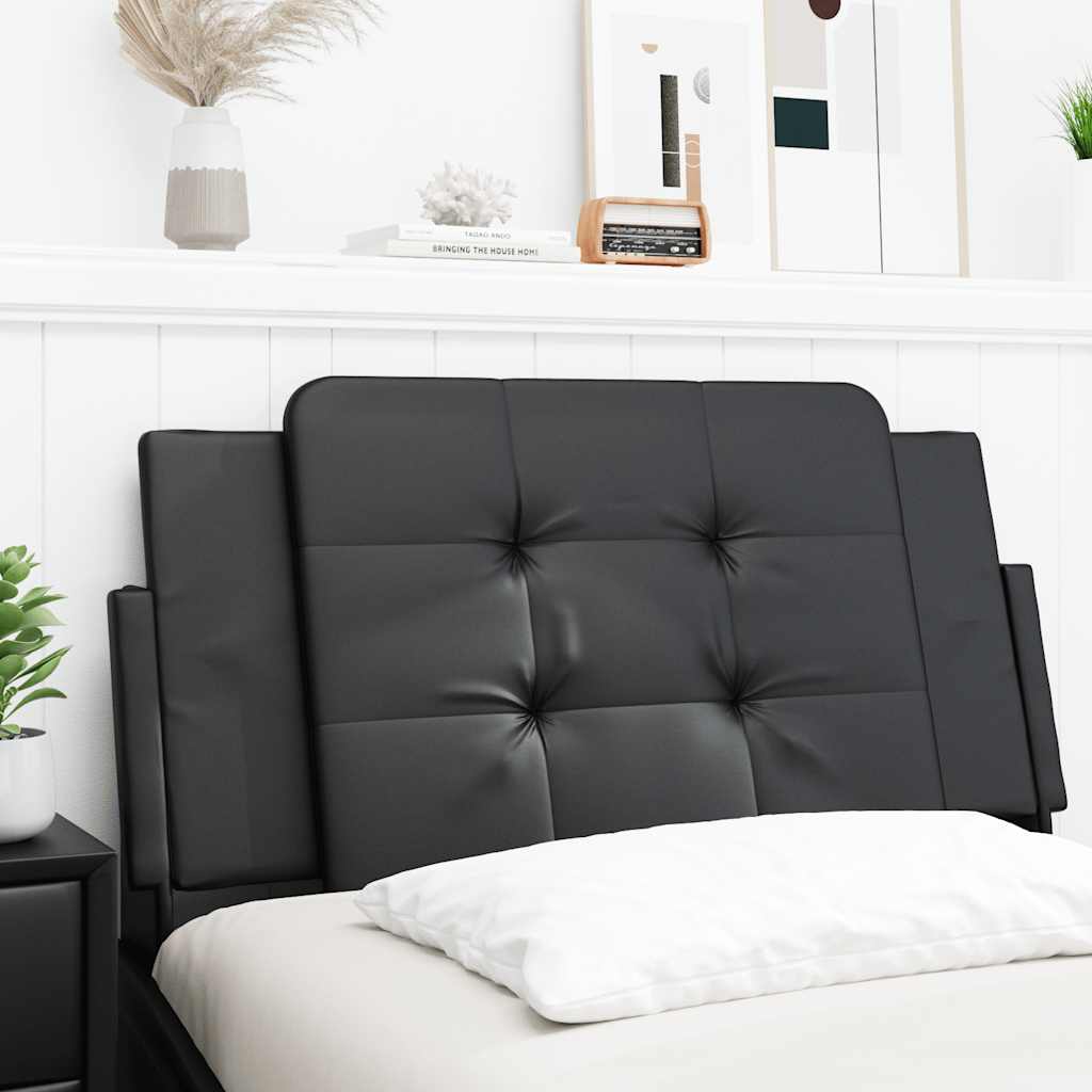 Jastuk za uzglavlje Zadar Crni 100 cm Implicitna koža