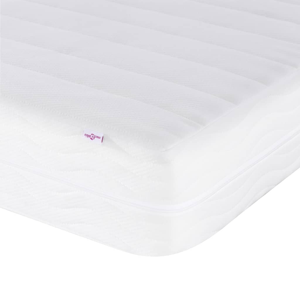 Krevet s madracem Dover plavi 90x190 cm baršunasti