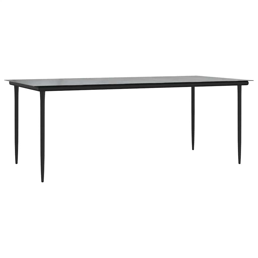 7-dijelni vrtni blagovaonski set sivi od poliratana Siva 160 x 80 x 74 cm