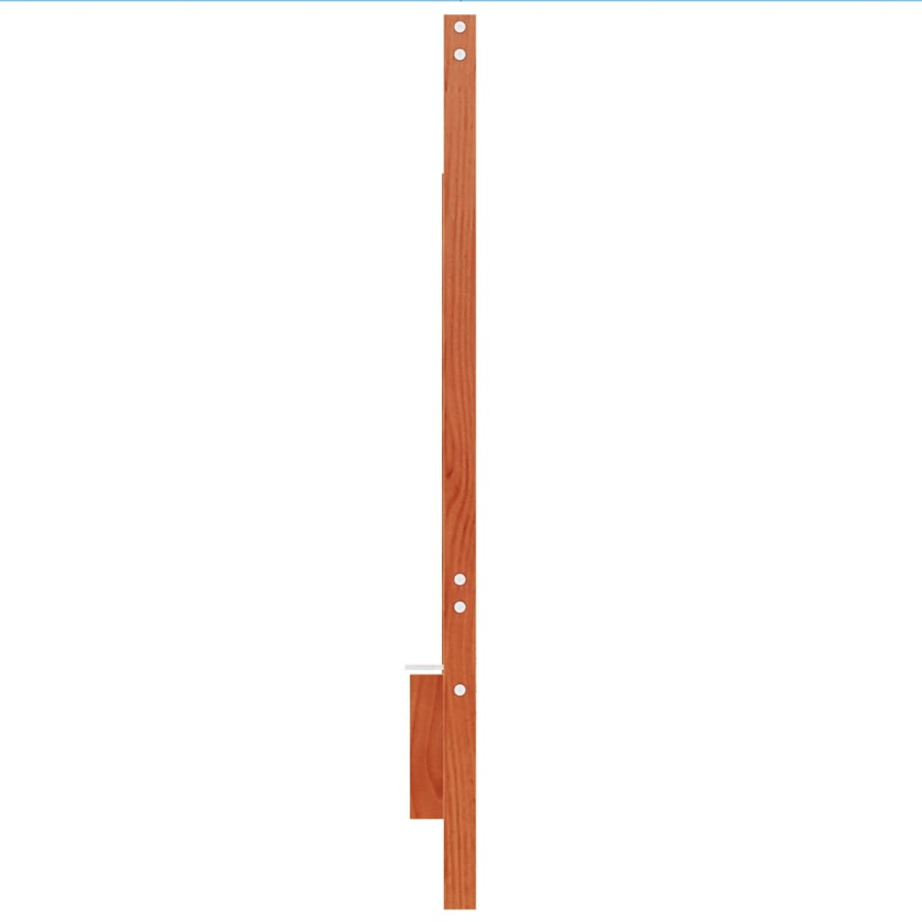 Uzglavlje voštano smeđe 135 cm od masivne borovine Smeđa 140.5 x 104 cm