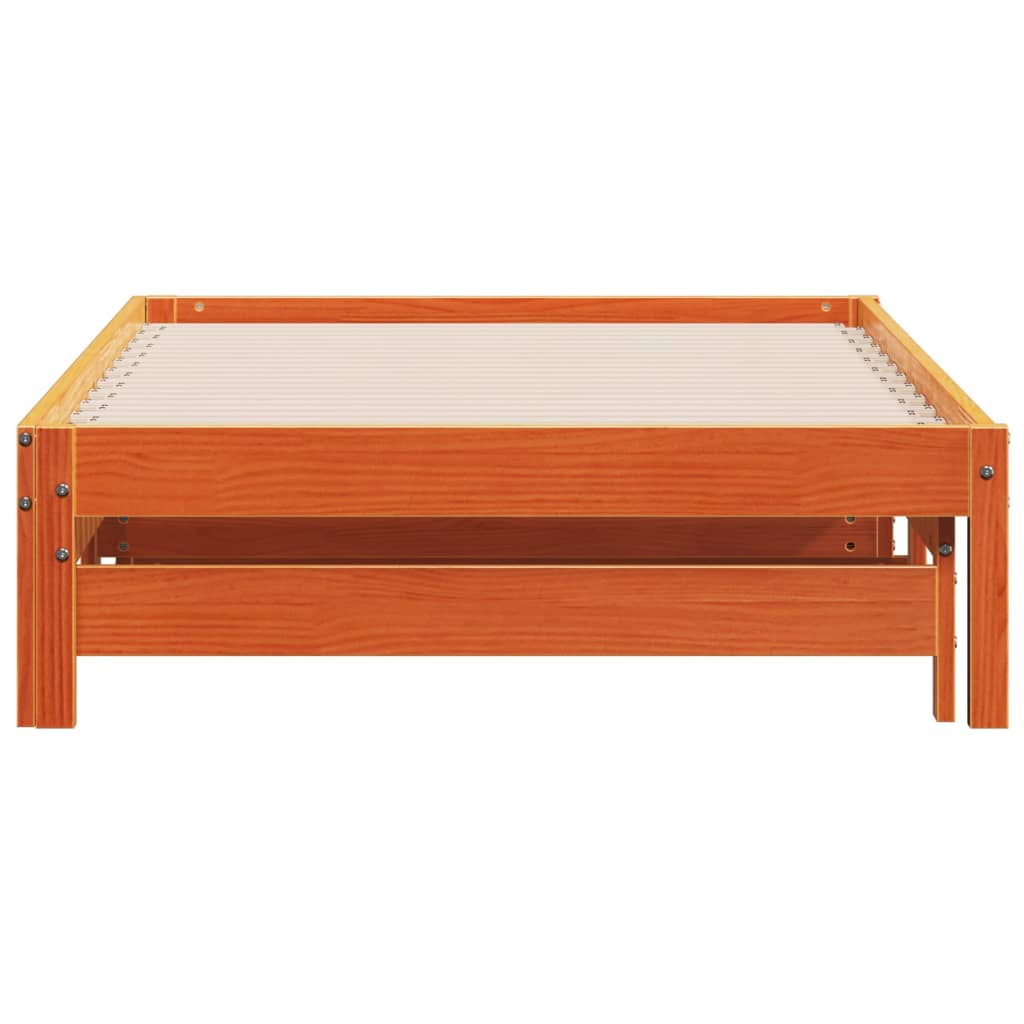 Dnevni krevet na razvlačenje voštano smeđi 90x200 cm