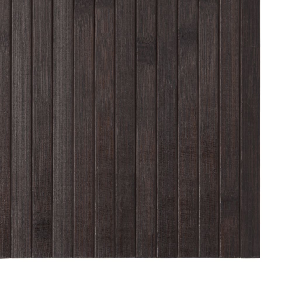 Tepih Pravokutni Tamnosmeđi 70x200 cm Bambus